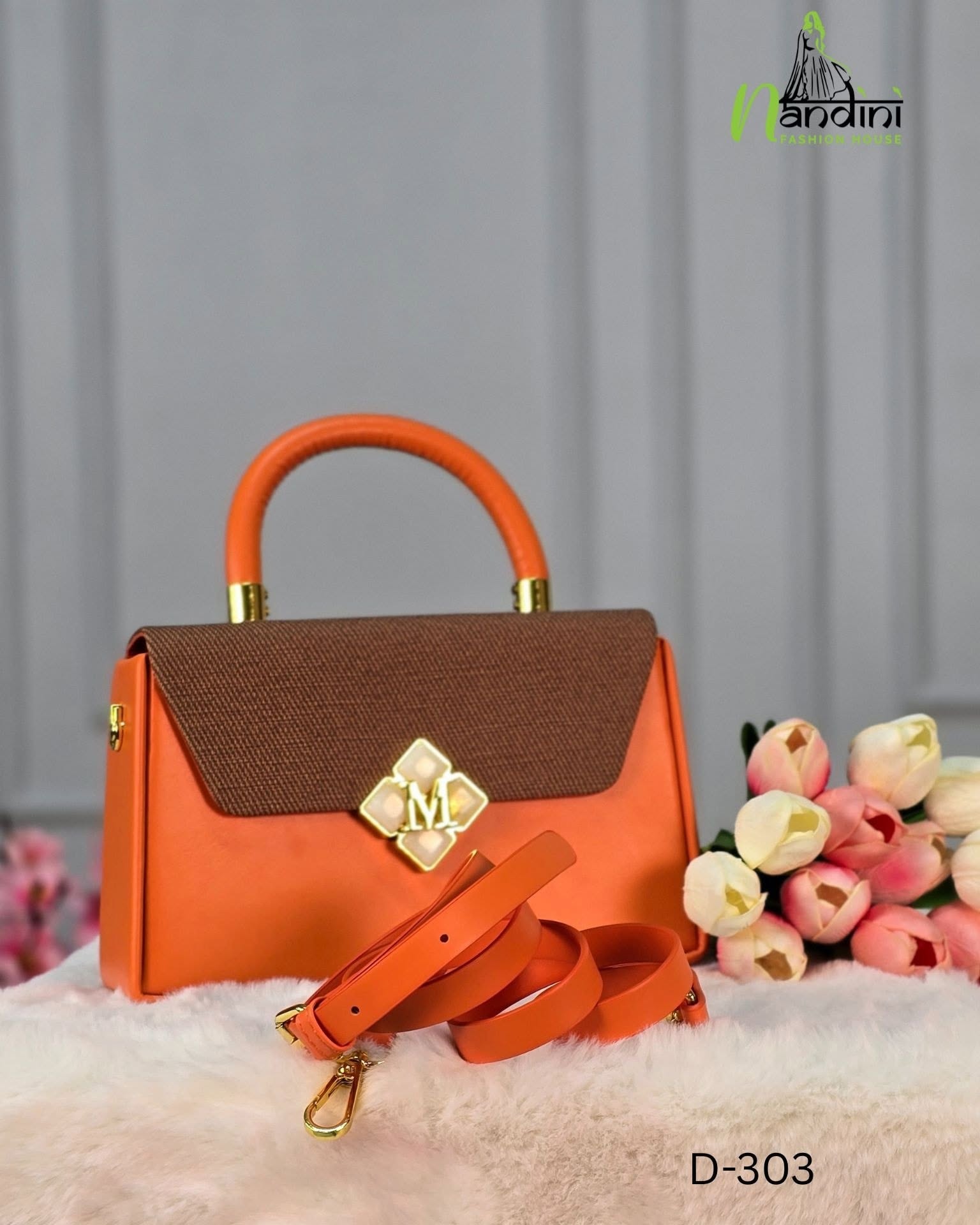 Midnight 'M' Signature Satche